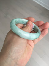 Load image into Gallery viewer, 卖了 53mm 100% natural certified sunny green/dark green jadeite jade bangle BK80-5244
