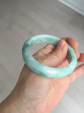 Load image into Gallery viewer, 卖了 53mm 100% natural certified sunny green/dark green jadeite jade bangle BK80-5244
