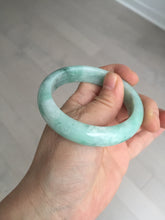 Load image into Gallery viewer, 卖了 53mm 100% natural certified sunny green/dark green jadeite jade bangle BK80-5244
