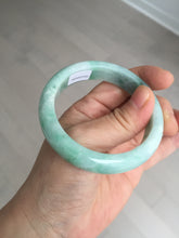 Load image into Gallery viewer, 卖了 53mm 100% natural certified sunny green/dark green jadeite jade bangle BK80-5244
