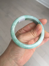 Load image into Gallery viewer, 卖了 53mm 100% natural certified sunny green/dark green jadeite jade bangle BK80-5244
