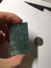 Load image into Gallery viewer, 100% natural blue/gray Guatemala  jadeite jade Guanyin (观音) safe and sound pendant/worry stone/decor PD194
