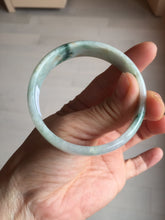 Load image into Gallery viewer, 54mm certified Type A 100% Natural green yellow purple thin Jadeite Jade bangle AY94-1341
