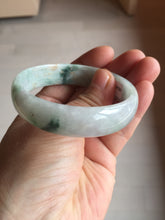 Load image into Gallery viewer, 54mm certified Type A 100% Natural green yellow purple thin Jadeite Jade bangle AY94-1341
