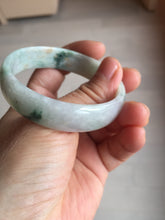 Load image into Gallery viewer, 54mm certified Type A 100% Natural green yellow purple thin Jadeite Jade bangle AY94-1341
