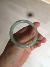 Load image into Gallery viewer, 48mm certified Type A 100% Natural lic watery green round cut Jadeite Jade bangle AX60-7532
