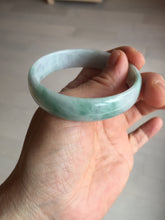 Load image into Gallery viewer, 54mm certified Type A 100% Natural sunny green yellow thin Jadeite Jade bangle AY93-1326
