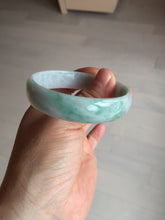 Load image into Gallery viewer, 54mm certified Type A 100% Natural sunny green yellow thin Jadeite Jade bangle AY93-1326
