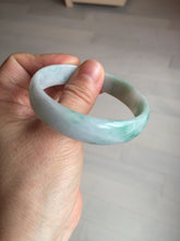 Load image into Gallery viewer, 54mm certified Type A 100% Natural sunny green yellow thin Jadeite Jade bangle AY93-1326
