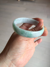 Load image into Gallery viewer, 54mm certified Type A 100% Natural sunny green yellow thin Jadeite Jade bangle AY93-1326
