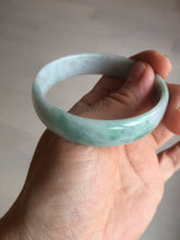 Load image into Gallery viewer, 54mm certified Type A 100% Natural sunny green yellow thin Jadeite Jade bangle AY93-1326
