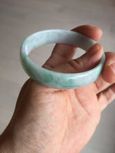 Load image into Gallery viewer, 54mm certified Type A 100% Natural sunny green yellow thin Jadeite Jade bangle AY93-1326
