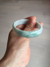 Load image into Gallery viewer, 54mm certified Type A 100% Natural sunny green yellow thin Jadeite Jade bangle AY93-1326
