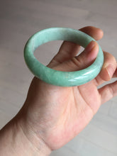 Load image into Gallery viewer, 55.4mm Certified 100% natural Type A sunny green back jadeite jade bangle BM30-4422
