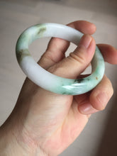 Load image into Gallery viewer, 57mm certified 100% natural type A sunny green/purple/yellow jadeite jade bangle BN101-7704
