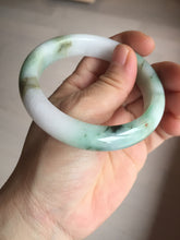 Load image into Gallery viewer, 57mm certified 100% natural type A sunny green/purple/yellow jadeite jade bangle BN101-7704
