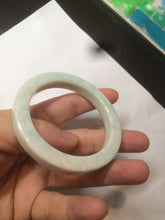 Load image into Gallery viewer, 51.8mm certificated Type A 100% Natural light green/white/beige/yellow Jadeite Jade bangle AX107-4211
