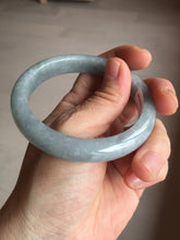 Load image into Gallery viewer, 56.6mm 100% natural Type A icy dark green/gray/black(WuJi) jadeite jade bangle AY92-1257
