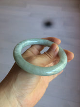 Load image into Gallery viewer, 56.4 mm certificated Type A 100% Natural light green round cut Jadeite Jade bangle S54-4069
