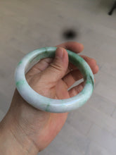 Load image into Gallery viewer, 60.5mm Certified Type A 100% Natural sunny green/white/brown Jadeite Jade bangle A109-5414
