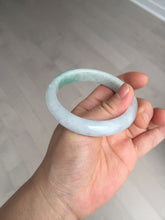 Load image into Gallery viewer, 55.2mm Certified Type A 100% Natural sunny green/light purple Jadeite Jade bangle BM27-0795
