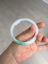 Load image into Gallery viewer, 55.2mm Certified Type A 100% Natural sunny green/light purple Jadeite Jade bangle BM27-0795
