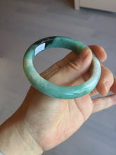 Load image into Gallery viewer, 57.6mm certified type A 100% Natural apple green/dark green jadeite jade bangle AX128-5220
