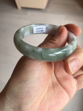 Load image into Gallery viewer, 50mm certified 100% natural Type A light watermelon rind green/yellow/purple jadeite jade bangle BN33-4499
