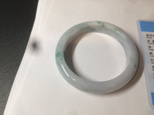 Load image into Gallery viewer, 56.2mm certified Type A 100% Natural green/purple/white Jadeite Jade bangle AY74-5914
