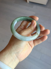 Load image into Gallery viewer, 57.5mm Certified 100% natural Type A dark green jadeite jade bangle AX131-7690
