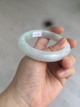 Load image into Gallery viewer, 54.9mm certified natural Type A green/yellow/white jadeite jade bangle A107-5051
