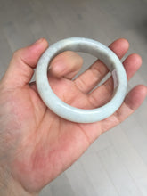 Load image into Gallery viewer, 56.5mm 100% natural type A white/light green jadeite jade bangle BN103-9764
