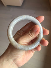 Load image into Gallery viewer, 53.5mm 100% natural beige yellow white pale pink round cut a taste of the tropical Coral Jade (珊瑚玉) bangle SY124
