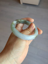 Load image into Gallery viewer, 53mm certified 100% natural Type A light green brown jadeite jade bangle AX133-7691

