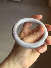 Load image into Gallery viewer, 56.8mm 100% natural light purple round cut Coral Jade (珊瑚玉) bangle SY123
