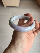 Load image into Gallery viewer, 58mm 100% natural certified light green purple yellow(FU LU SHOU) jadeite jade bangle BN37-7345
