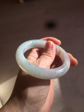 Load image into Gallery viewer, 55mm Certified 100% natural Type A icy watery light green  jadeite jade bangle BH33-5829
