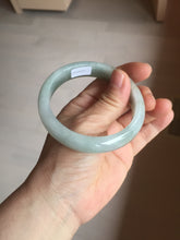 Load image into Gallery viewer, 57.5mm Certified Type A 100% Natural light green black brown jadeite Jade bangle PC95-0337
