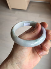 Load image into Gallery viewer, 58mm 100% natural certified light green purple yellow(FU LU SHOU) jadeite jade bangle BN37-7345
