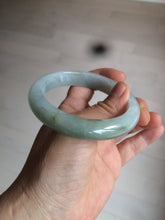 Load image into Gallery viewer, 57.5 mm Certified Type A 100% Natural green/purple Jadeite Jade bangle AX57-0356
