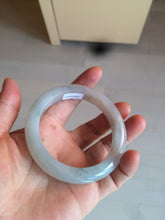 Load image into Gallery viewer, 55mm Certified 100% natural Type A icy watery light green  jadeite jade bangle BH33-5829
