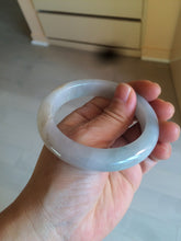 Load image into Gallery viewer, 55mm Certified 100% natural Type A icy watery light green  jadeite jade bangle BH33-5829
