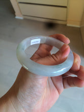 Load image into Gallery viewer, 55mm Certified 100% natural Type A icy watery light green  jadeite jade bangle BH33-5829
