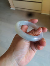 Load image into Gallery viewer, 55mm Certified 100% natural Type A icy watery light green  jadeite jade bangle BH33-5829
