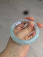 Load image into Gallery viewer, 55mm Certified 100% natural Type A icy watery light green  jadeite jade bangle BH33-5829
