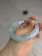 Load image into Gallery viewer, 55mm Certified 100% natural Type A icy watery light green  jadeite jade bangle BH33-5829
