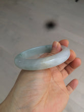 Load image into Gallery viewer, 55mm Certified 100% natural Type A icy watery light green  jadeite jade bangle BH33-5829
