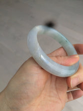 Load image into Gallery viewer, 55mm Certified 100% natural Type A icy watery light green  jadeite jade bangle BH33-5829
