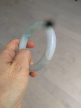 Load image into Gallery viewer, 55mm Certified 100% natural Type A icy watery light green  jadeite jade bangle BH33-5829
