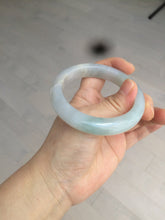 Load image into Gallery viewer, 55mm Certified 100% natural Type A icy watery light green  jadeite jade bangle BH33-5829
